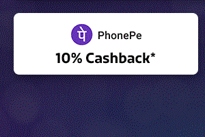 10% Cashback* with PhonePe